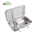 Custom Logo Leakproof 304 Stainless Steel Food Container Bento Metal Lunchbox Stainless Steel Lunch Box