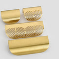 Half Round Brass Cabinet Handle Drawer Half Round Pull Handles for Wardrobe MegaBDM