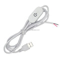 DC 5V USB Cable Touch Switch for Single Color Dual Color LED Strip Neon Flex LED Night Lights Table Lamp Power Supply USB Cable