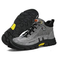 GUYISA Brand Industrial Fast Delivery Safety Boots Non-slip Rubber Sole Anti-stab Anti-smash Steel Toe Safety Boots