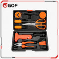 18-Piece Carbon Steel Hardware Tool Set Household Manual Woodworking Combination Toolbox with Hard Case Multifunctional