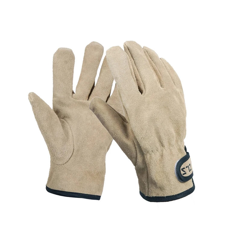 Top Seller 2023 Anti-scald Outdoor Wear-resistant Cow Leather Mitts Hiking Camping BBQ Mitts