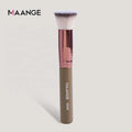MAANGE Single Delicate Black pink Coffee Blue Gold Silver Wooden Foundation Brush with Easily Grasp Powder Function