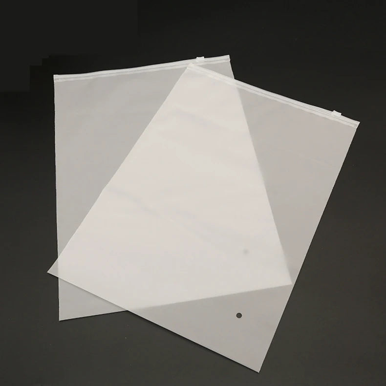 Custom Logo Clear Matte Zip Lock Plastic Bag for Underwear Bikini Swimming Clothes Packaging Low MOQ Cloth Packaging