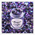 Resin Rhinestone 5MM Blue Purple Crystal Stones Round Flatback Resin Rhinestone DIY Crafts Decoration for Garments