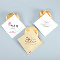 Restaurant Personalized Biodegradable Kraft Paper Bread Donuts Pie Burger Fast Food Heat Seal Bag