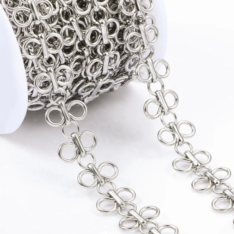 New Arrival Two Circle Designed Stainless Steel Waterproof Chains for Men/Women Fancy Jewelry Necklace Bracelets