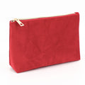 Custom Lady Design Velvet Makeup Pouch Travel Organizer Cosmetic Bag Women Velvet Bag With Zipper for Promotion