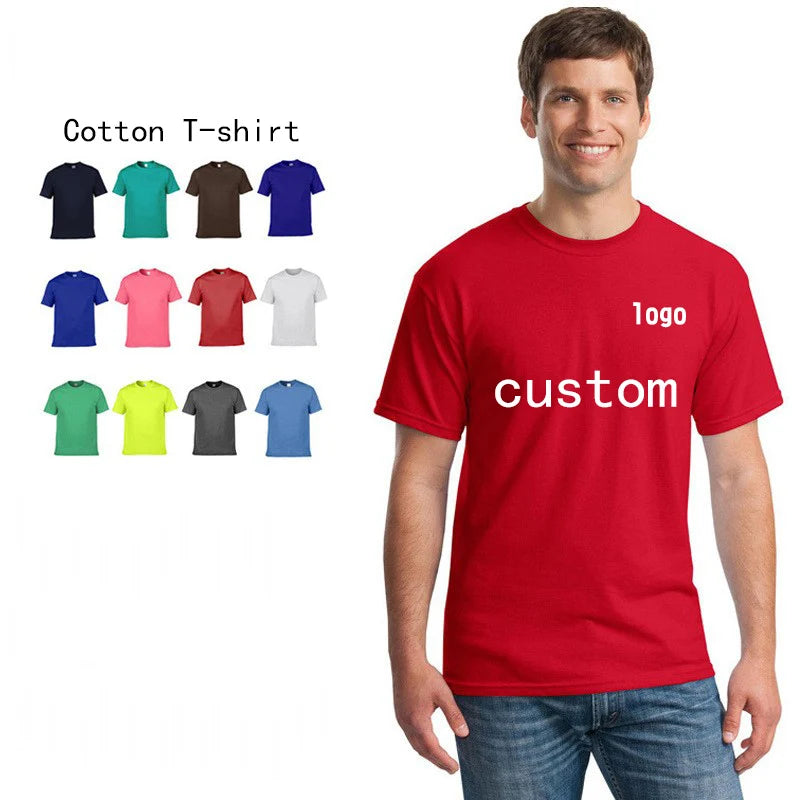 High Quality 100% Cotton Custom T-shirt Printing Men Wholesale T Shirt Plus Size T-shirts Men Graphic T Shirts Comme Des Garcon