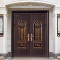 House Yard Entrance Aluminum Double Bifold Door