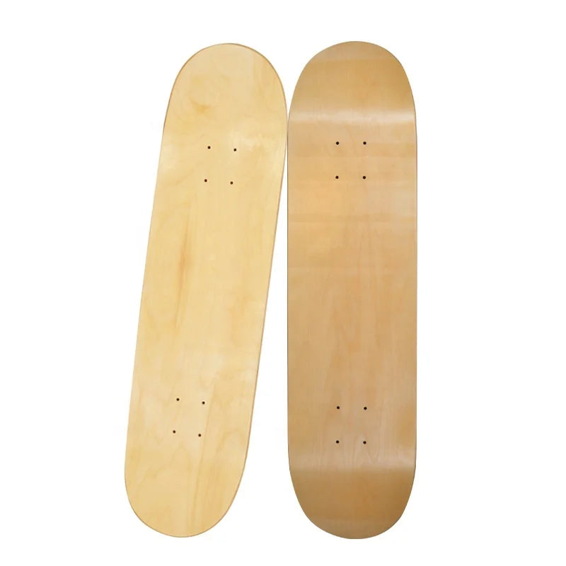 New Arrival 7 Layers Art Deep Concave Wood Skate Board Maple Blank 31*8 Inch  Skateboard Deck