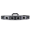 Free Shipping 1pcs Full Color RGB 3 in 1 DMX512 Control 6 Eyes Laser Beam Light LED Stage Laser Light