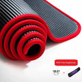 NBR 10mm Yoga Mat Non-slip 183*61cm Fitness Sports Gym Pilates Resistant Gymnastic Mats With Bag and Strap