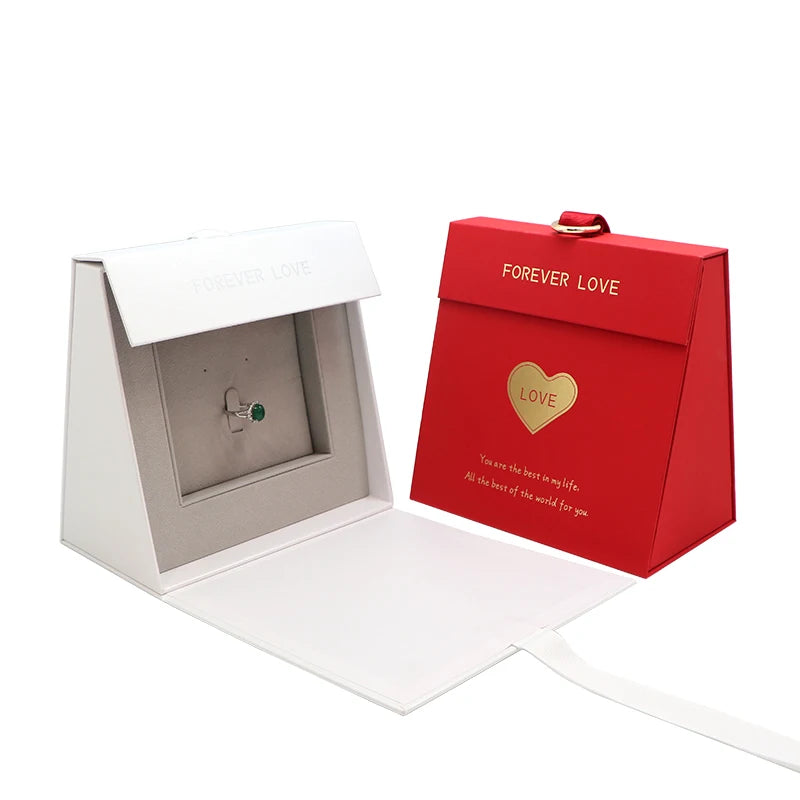 One Top Customization Special Paper Box Packaging Custom Gift Box Velvet Jewelry Box