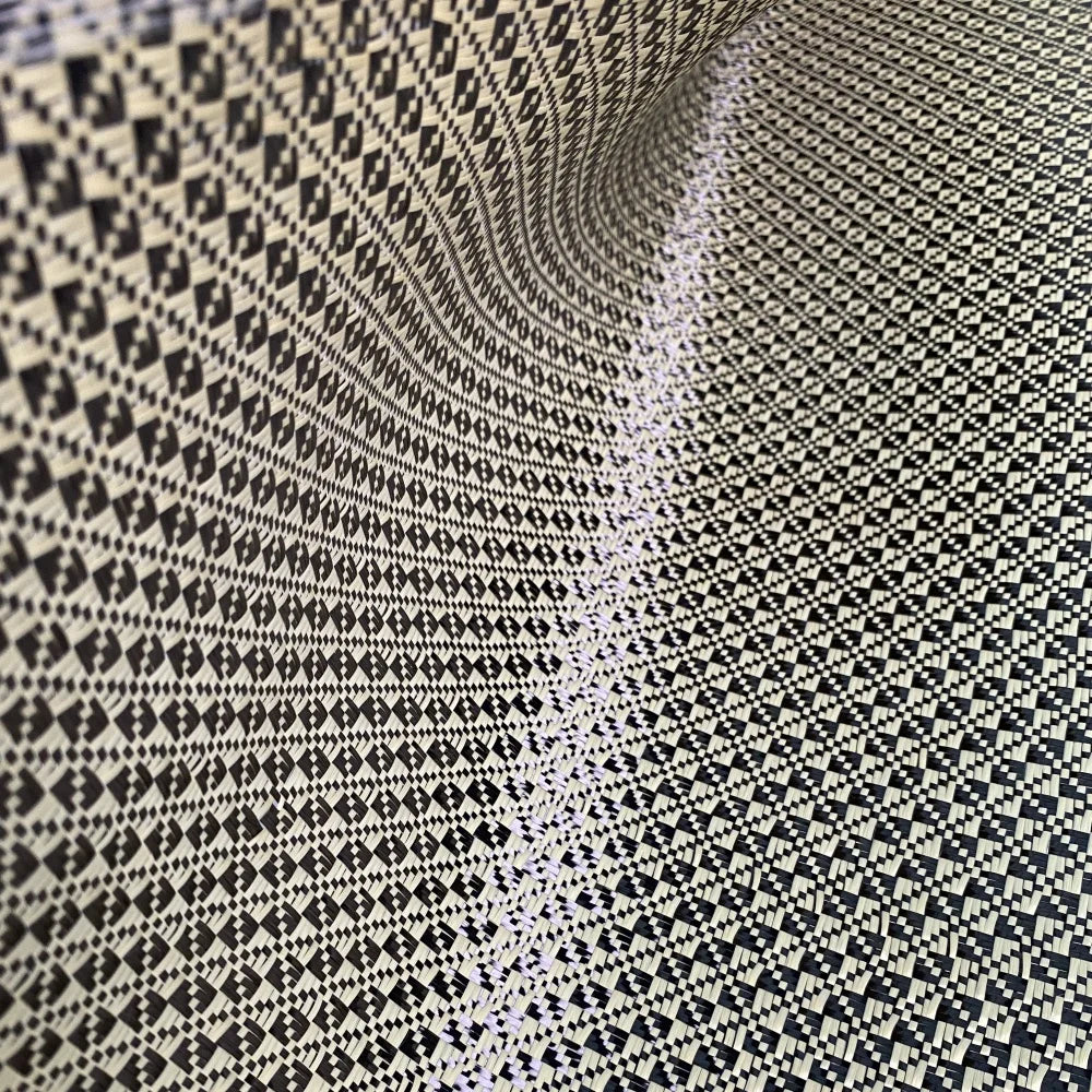 3K 240gsm Jacquard Yellow Color Patterned Fabric