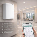 White Plastic Aroma Diffuser with Safe Lock Plugin Battery Operated 500ml Smart Home HVAC Air Diffuser 1 Year Warranty