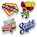 Cheap Custom PVC Die Cut Wall Stickers Cartoon Holiday Decoration with Your Own Design