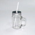 Topjlh Wholesale 430ml Blanks Sublimation Glass Mason Jars With Lids and Straws