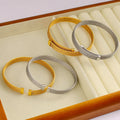Stainless Steel Bracelets Vintage Fashion Simplicity Temperament Decals Wires Metal Bracelet for Women Jewelry Banquet Gifts