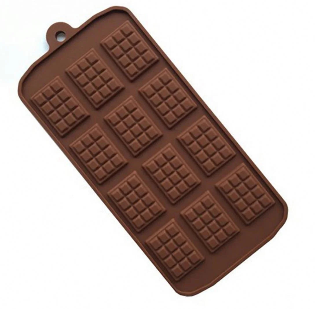High-temperature Baking Tool Non-stick Silicone Waffle Mold Kitchen Cake Chocolate Mould