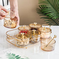 Factory Wholesale Snack Storage Tray European Style Dried Fruit Plate Dry Fruit Plate