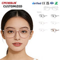 Fashion Stylish Round Clear TR90 Frames Anti Bluelight Blue Light Blocking Glass Glasses Men Women Anti Blue Light Glasses