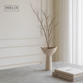 Merlin Living Nordic Vase Wide Mouth Color Porcelain Vase Ceramic Home Decor Chaozhou Ceramic Factory Manufacturing
