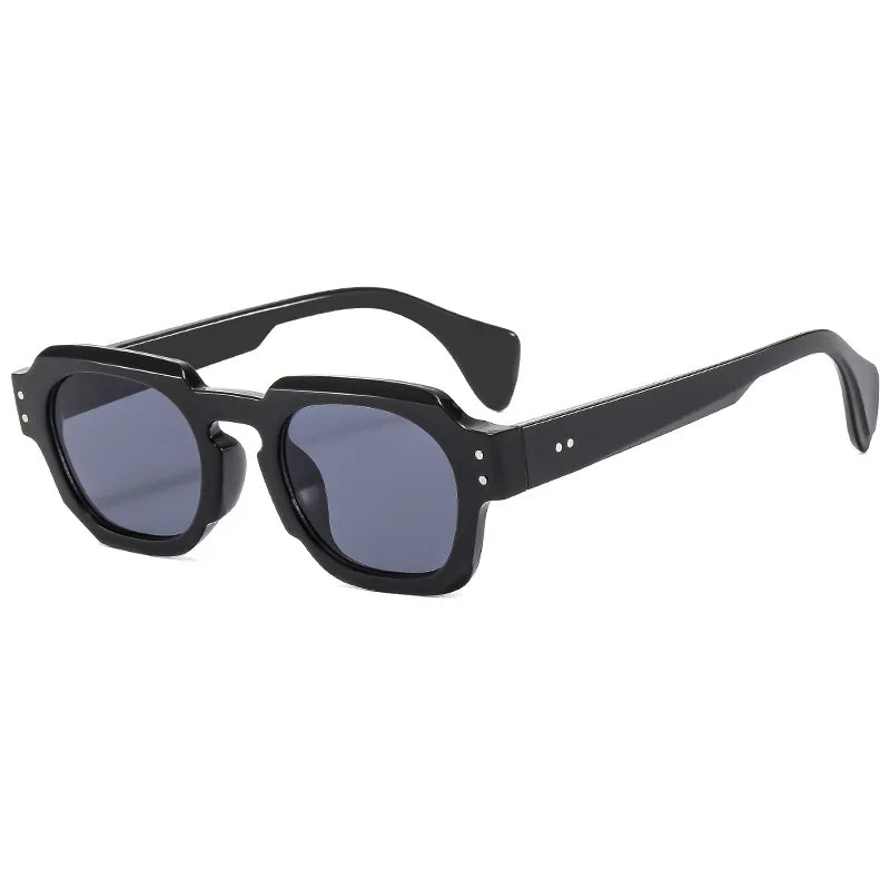 2024 New Fashion Trend Anti Uv Women Luxury Round Frame Sunglasses Men Retro Quality Pc Black Round Frame Shades Sunglasses