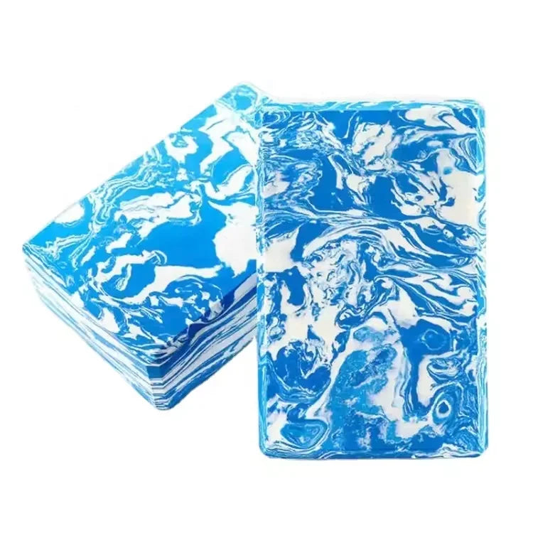 180g Non-Slip Eco-friendly Water-proof Camo Yoga Brick 3*6*9 Inch Marble-like Eva Foam Yoga Block Stylish Practical for Your