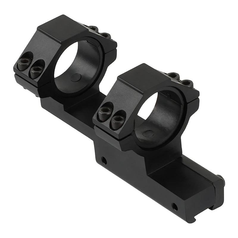 Focuhunter 30mm 1inch Aircraft-grade Aluminum Tactical Scope Mount with 3.8cm Offset Distance Rings Telescopic Sight Riser Base
