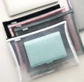 Professional Black Foldable Travel Makeup Bag Transparent Brush Nylon Zippered Mesh Organizer Fashionable PC Small Capacity