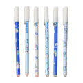 Blue 0.5mm Erasable Cartoon Design High Quality Gel Pen for Students Promotional Durable Plastic Stationery