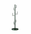 Modern 6-Hook Coat Hat Hanger Easy-to-Install Metal Rack for Hanging Clothes Hats Bags in Bedroom Living Room or Office