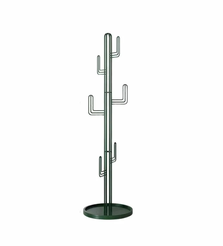 Modern 6-Hook Coat Hat Hanger Easy-to-Install Metal Rack for Hanging Clothes Hats Bags in Bedroom Living Room or Office