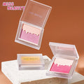 KISS BEAUTY 2-colors Mixed Waterproof Long Lasting Blush Makeup High Pigment Private Label Make Your Own Blush