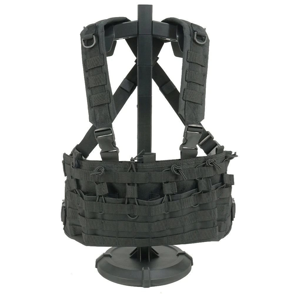 Tactical Lightweight Load-Bearing Chest Rig Ammo Rapid Assault Vest Magazine Carrier Vests