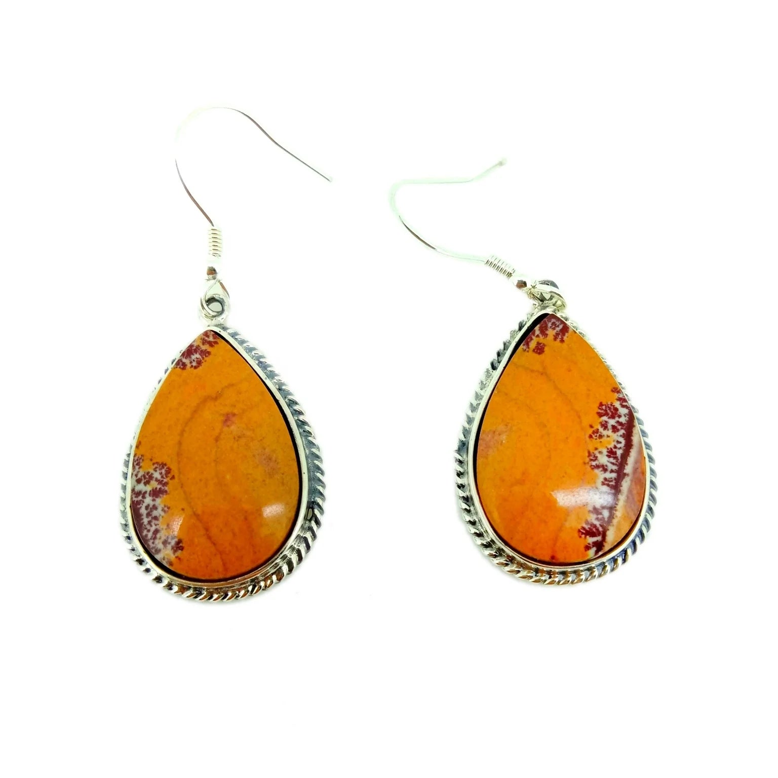Natural Bumble Bee Gemstone Earring Bumble Bee Gemstone Handmade 925 Sterling Silver Earring
