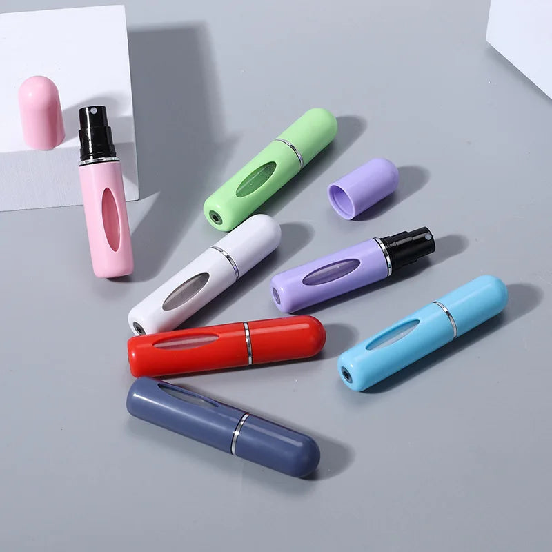 Empty 5ml Refillable Bottom Press Pump Head Essence Liquid Perfume Plastic Spray for Sale"WeTrust"