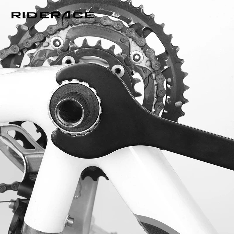 RIDERACE Bicycle Install Removal Tool Spanner Wrench Bottom Bracket Parts Fixed-Gear Repair Tools MTB Mountain Bike Accessories