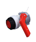 Hot Sale DN40 Hydraulic Butterfly Valve 1000L IBC Ton Drum Oil Water Drain Switch Ball Structure OEM Customizable for General