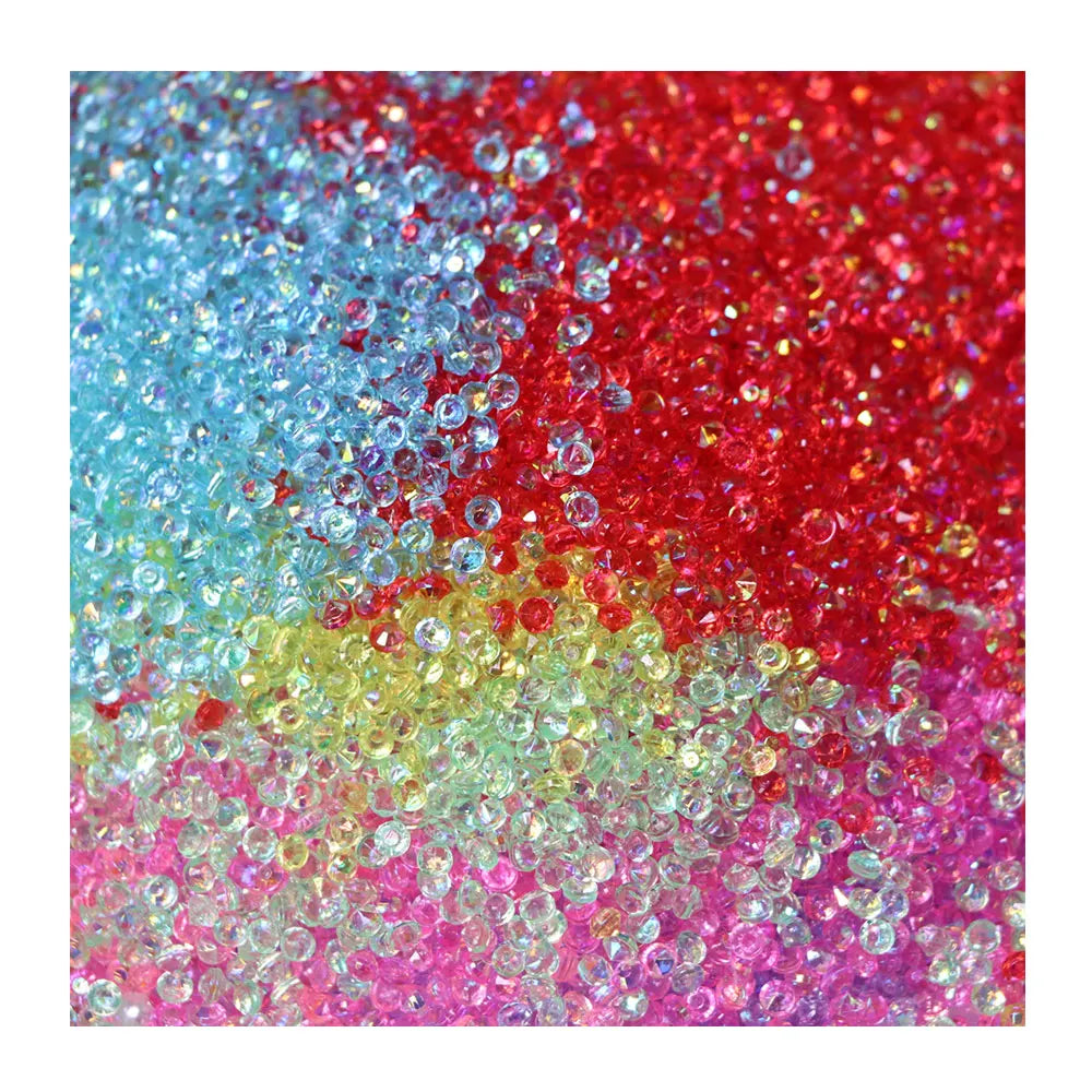 4*3MM Acrylic Crystal Diamond Confetti AB Plating Diamond Gems Vase Filler Wedding Party Decoration Table Confetti Supplies