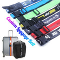 5cm Custom logo Webbing Travel Accessories Adjustable Bag Luggage Belt Custom logo Heavy Fabric Luggage Straps with Custom logo