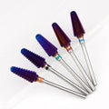 3/32" 7.0mm Tornado Bit Tapered Nail Drill Bits Diamond Burs Tapered Barrel Bit Used for Manicure Nail Polishing Callus