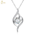 Dropshipping Women Jewelry Fashion 925 Sterling Silver 1ct VVS Moissanite Pendant Necklace With GRA Certificate