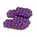 Fashion Women Summer Eva Non-slip Lightweight Home House Shoes Foam Air Bubble Slipper Green Bubble Indoor Slippers