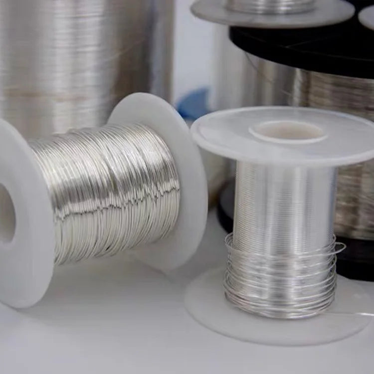 Factory Wholesale Directly Thickness 0.4-3 mm 925 Sterling Silver Wire for Jewelry Making