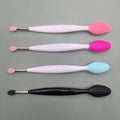 New Design Small Lip Brush Double-Sided Silicone Exfoliating Brush Lip Scrub Applicator Private Label