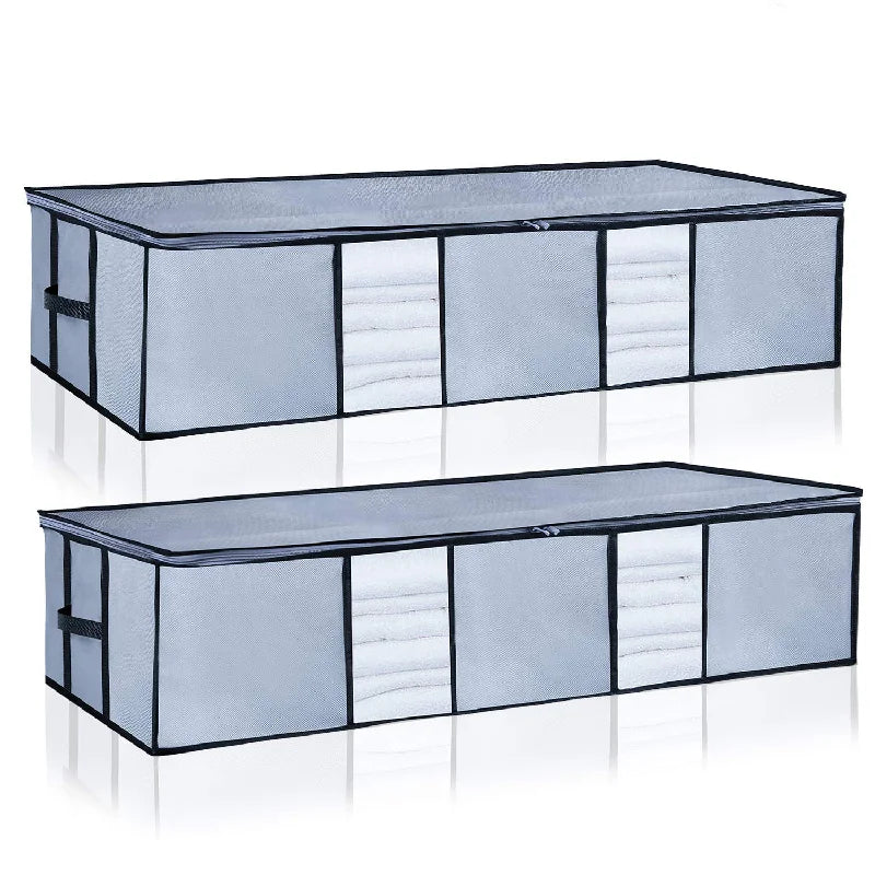 Modern 70g Double Layer Non-Woven Fabric Multifunction Bed Bottom Quilt Bag Free Shipping Storage Boxes & Bins