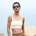 OEM ODM Women's Active Sports Bra Lightweight Backless Gym Fitness Wear Wrink Chest Breathable Stretchy Plus Size Yoga Top