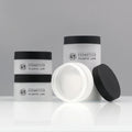 100g 200g 250g White Black Transparent Red Blue Yellow Matte Frosted Cosmetic PET Cream Plastic Jars
